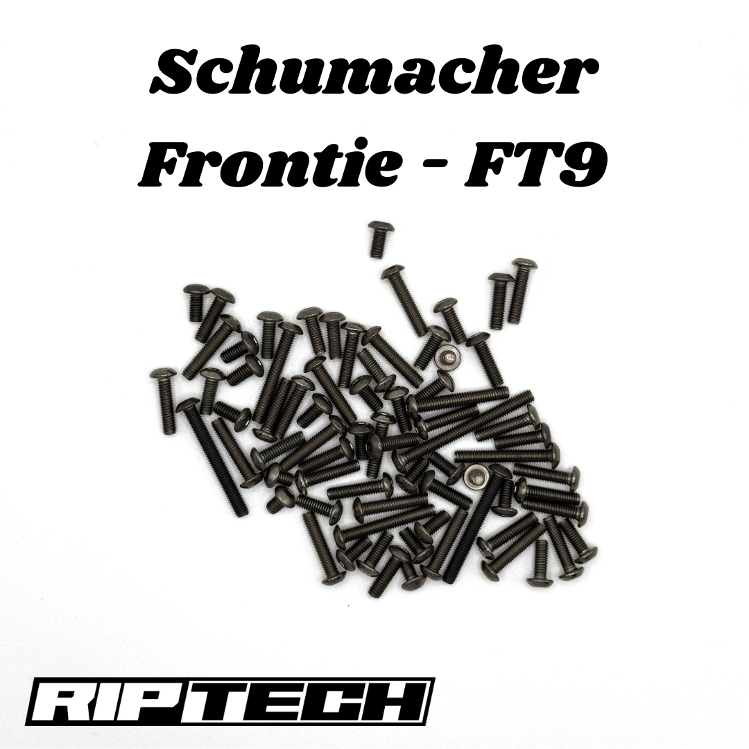 Schumacher FT9 Titanium Screw Kit - 4WD Frontie