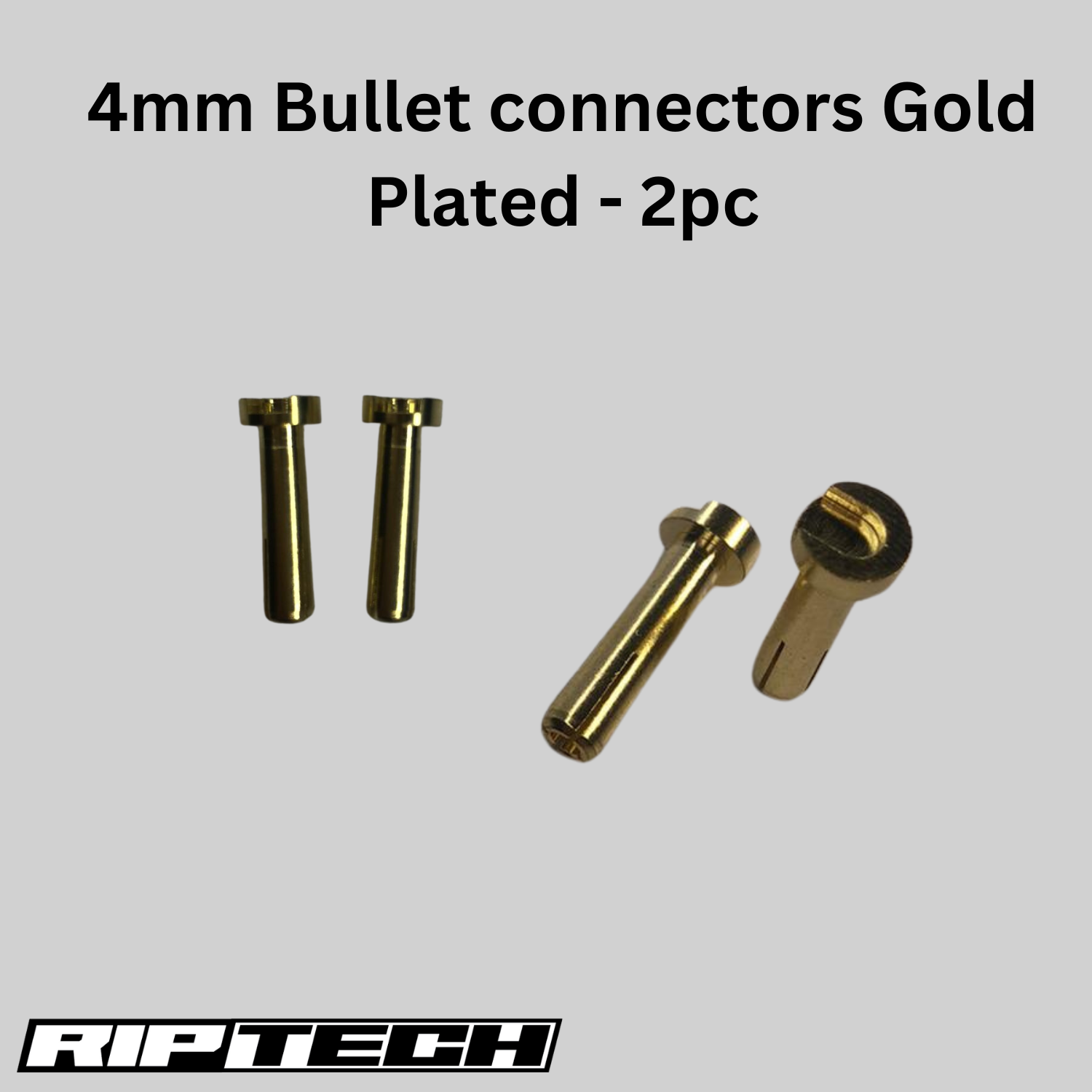 4mm Gold Plated Bullet Connectors