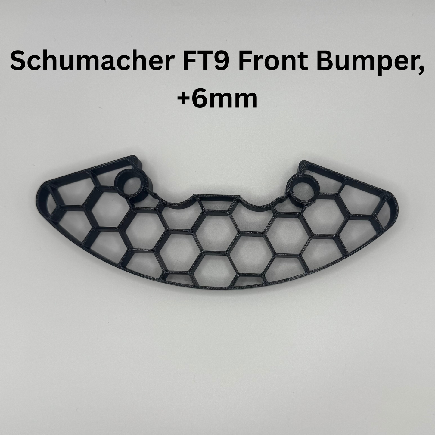 Schumacher FT9 Front Bumper + 6mm - Black
