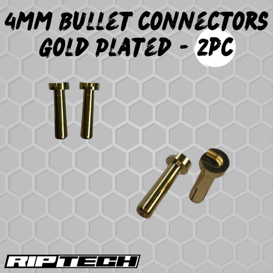 4mm Gold Plated Bullet Connectors