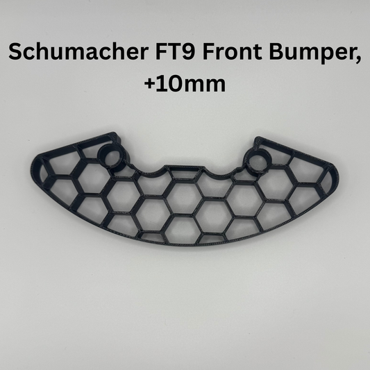 Schumacher FT9 Front Bumper + 10mm - Black