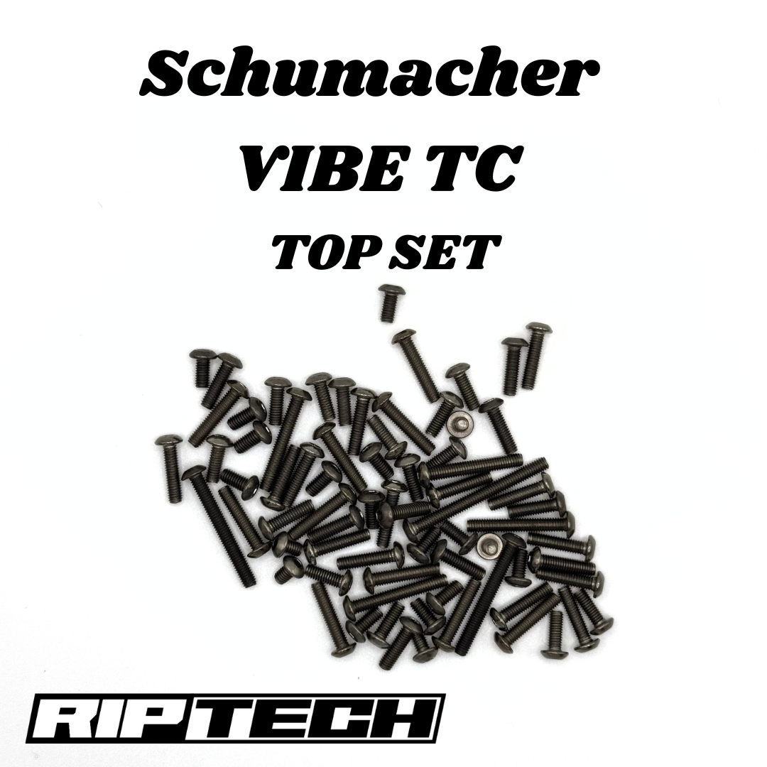Schumacher VIBE FULL & TOP SIDE Titanium Screw Kit - 1/10 Touring Car