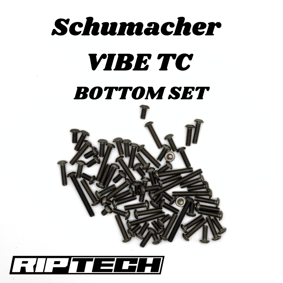 Schumacher VIBE FULL & TOP SIDE Titanium Screw Kit - 1/10 Touring Car